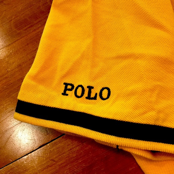 POLO RALPH LAUREN Golden Yellow Polo Shirt - Picture 4 of 4